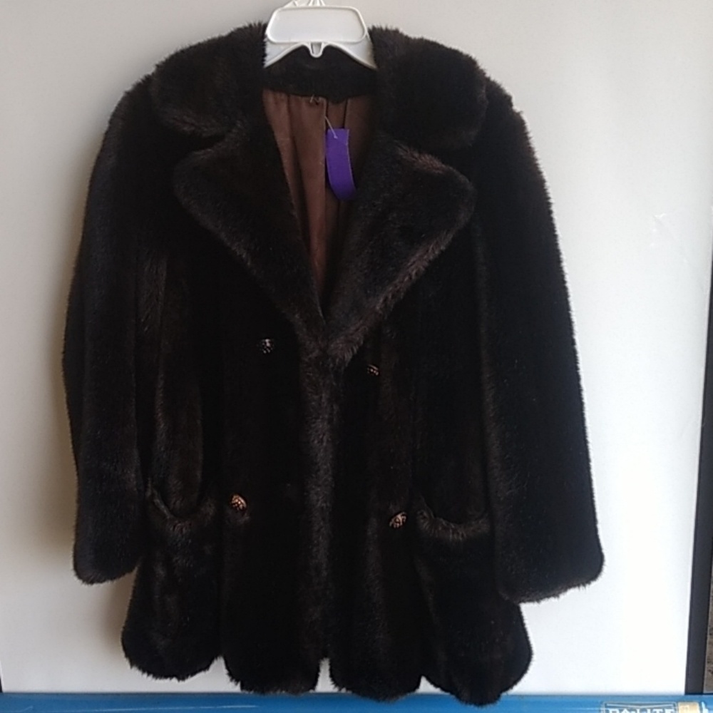 Mincara faux fur coat